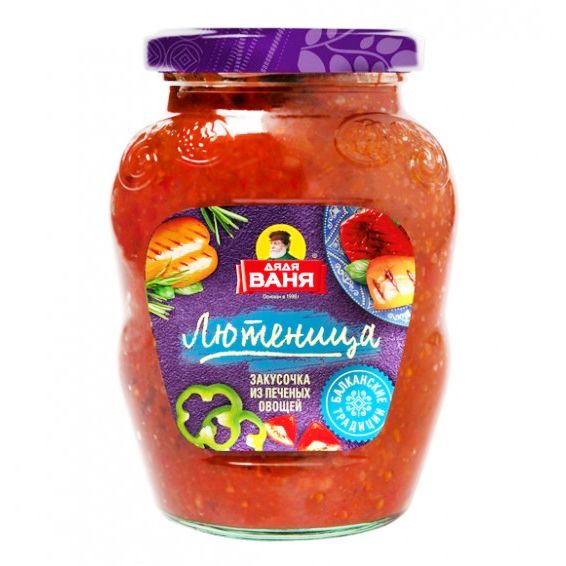 

Закуска овощная Дядя Ваня Лютеница 370 г