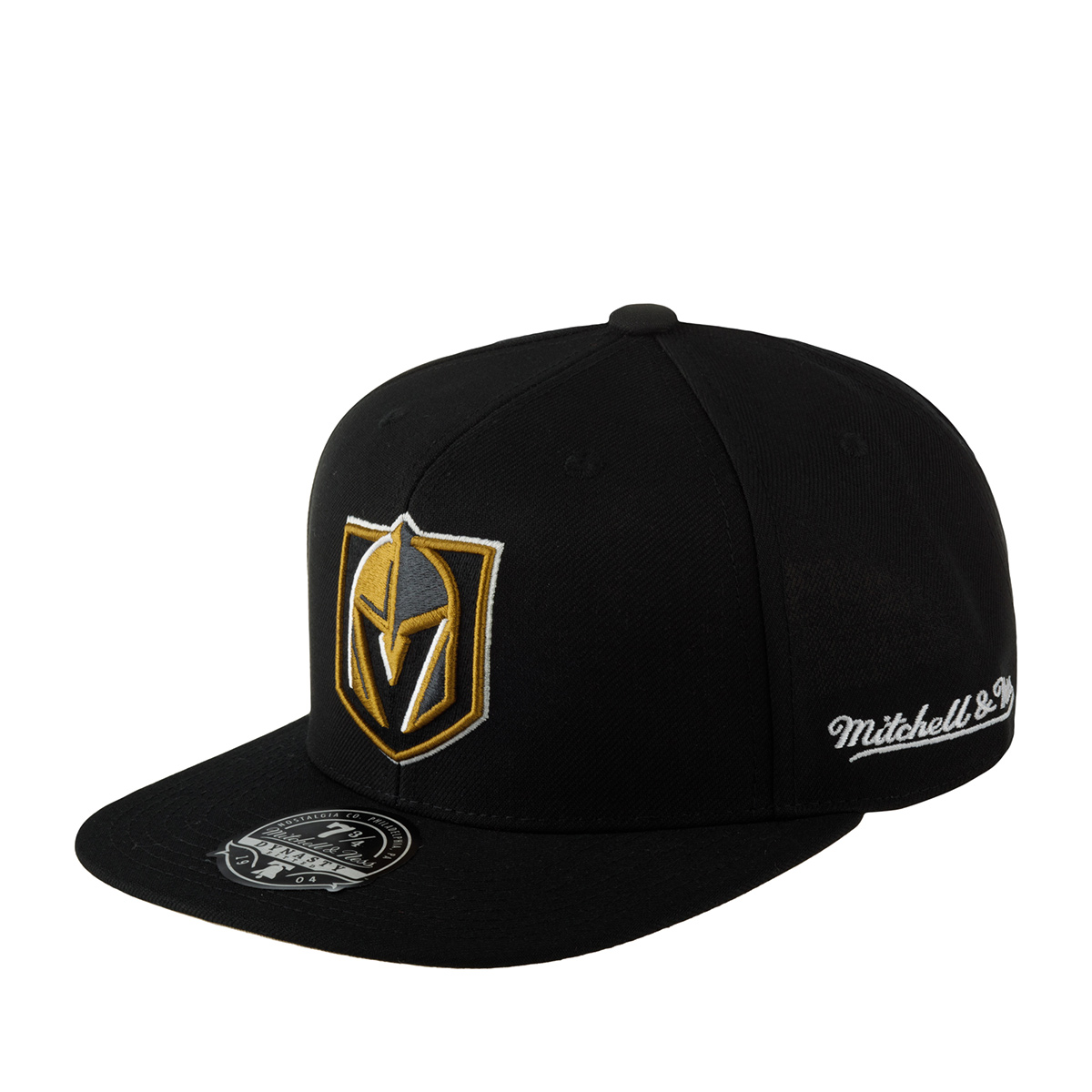 Бейсболка Mitchell & Ness 6HSFSH22084-VGKBLCK Vegas Golden Knights NHL черная, р.57