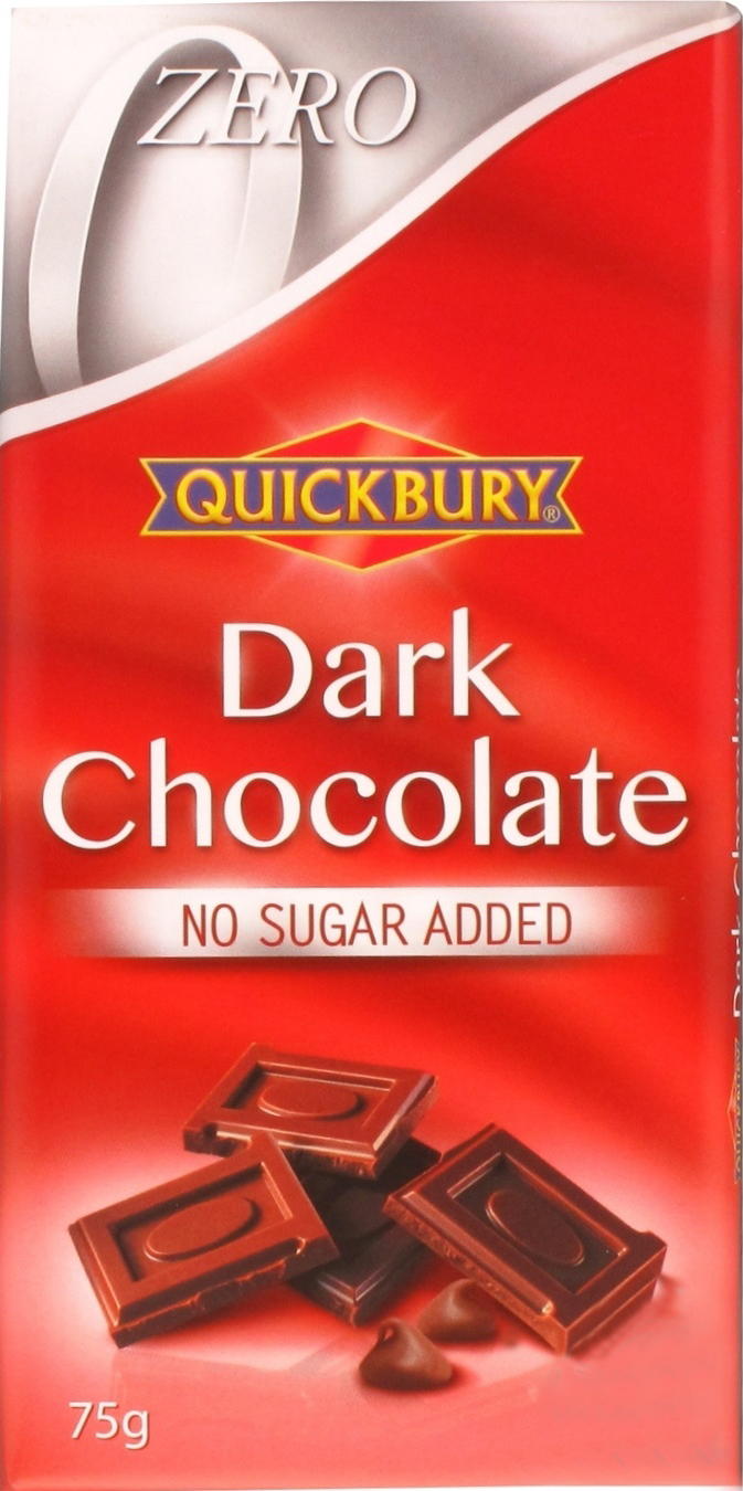 

Шоколад Quickbury темный без сахара