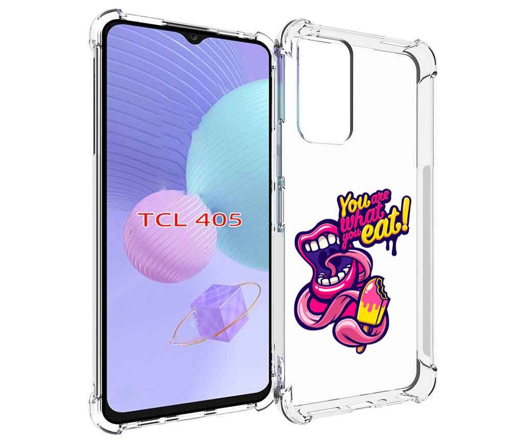 

Чехол MyPads ты-то-что-ты-ешь для TCL 405, Tocco