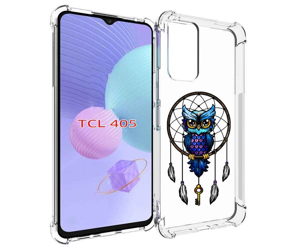 

Чехол MyPads умная-фиолетовая-сова для TCL 405, Tocco