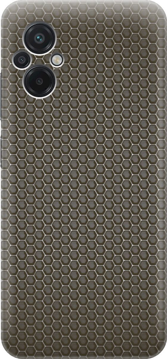 

Силиконовый чехол на Xiaomi Poco M5 "Карбоновая сеть", Белый;серый, 15131