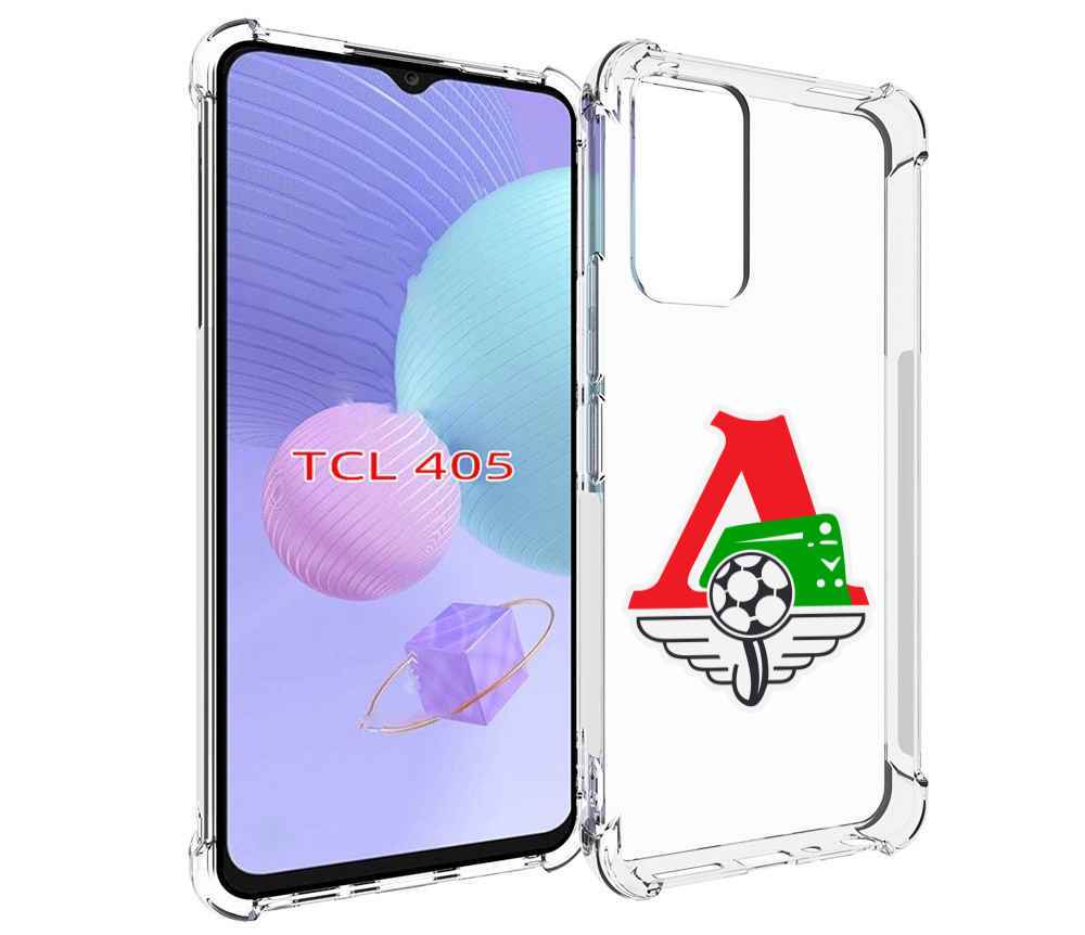 

Чехол MyPads фк локомотив москва мужской для TCL 405, Tocco