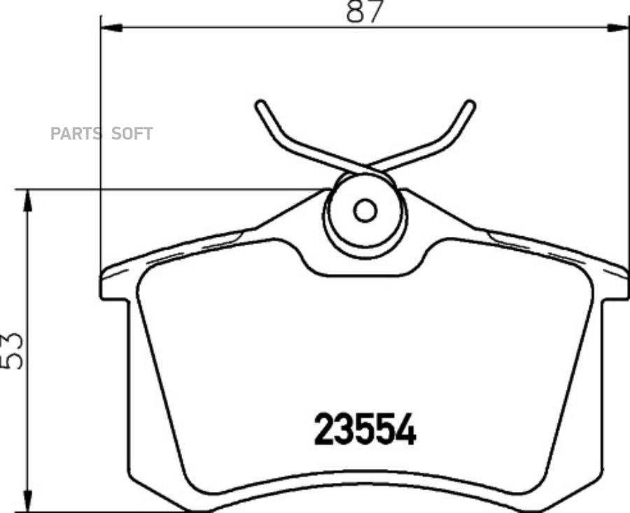 

Тормозные колодки HELLA PAGID/BEHR 8db355019911