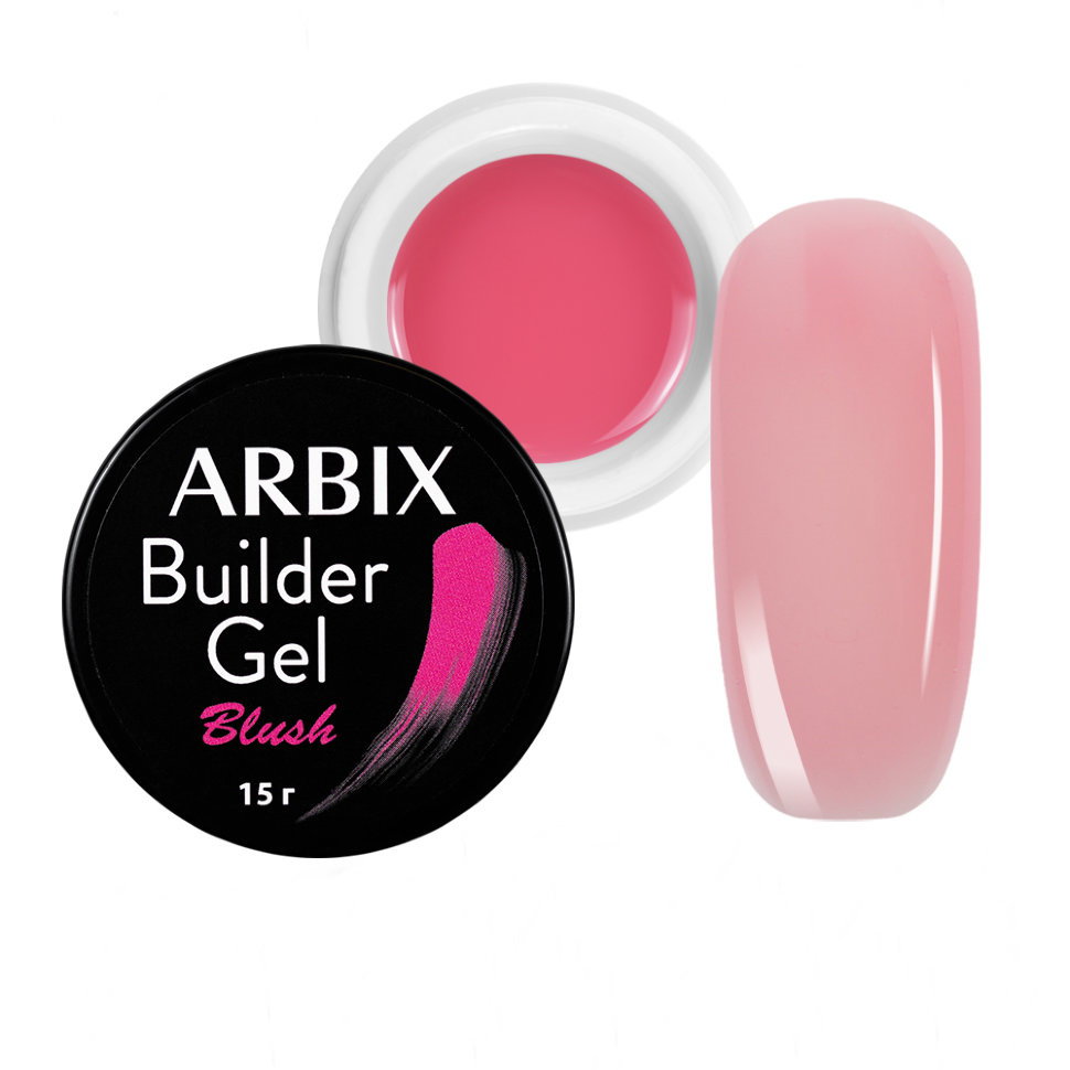 Однофазный гель для наращивания Arbix Blush, 15 г