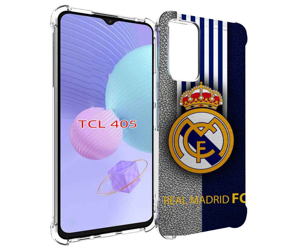 

Чехол MyPads фк реал мадрид мужской для TCL 405, Tocco