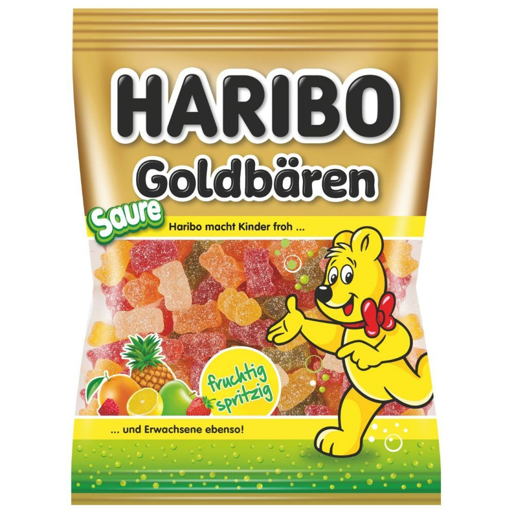 Мармелад жевательный Haribo Золотые мишки кислые, 175 г