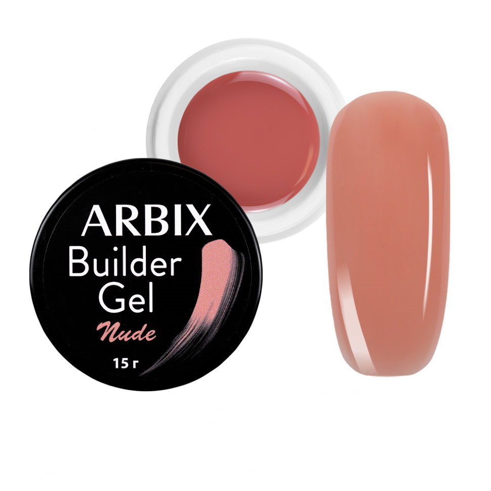 

Однофазный гель для наращивания Arbix Builder Gel Nude, 15 г, ARN
