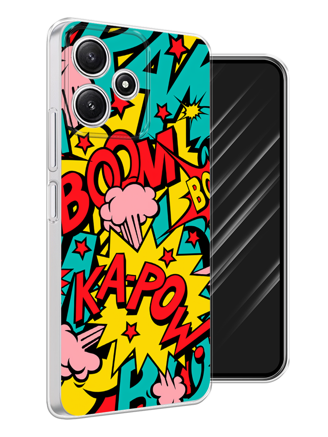 

Чехол Awog на Xiaomi Redmi 12 5G "Постер pop art", Бирюзовый;желтый;красный, 319650-1