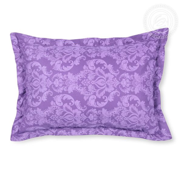 фото Наволочки с ушками византия фиолетовая из поплина 70х50 арт дизайн