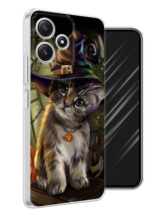 

Чехол Awog на Xiaomi Redmi 12 5G "Кот на Хэллоуин", Зеленый;серый, 319650-1
