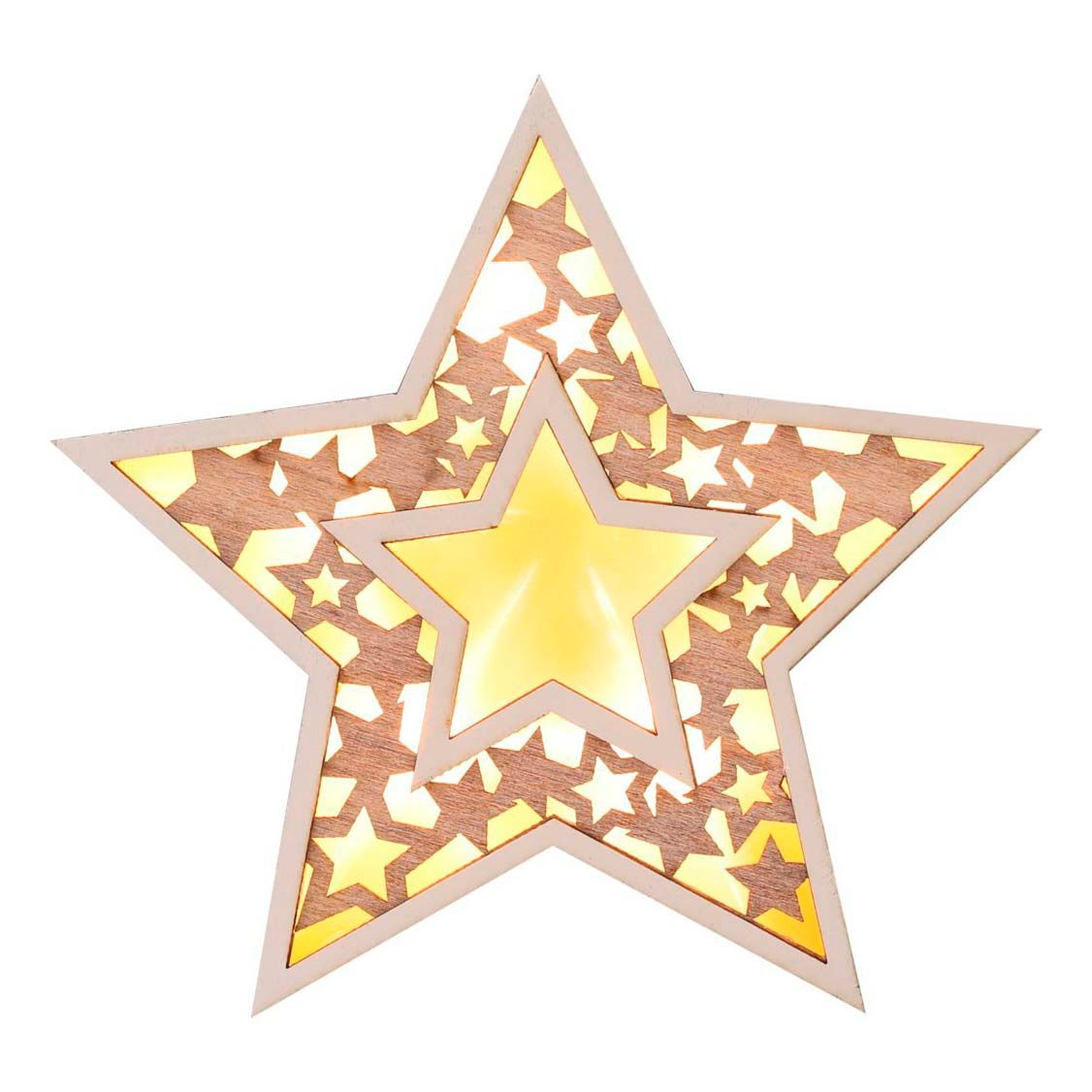 Светильник Homeclub Звезда LED светло-коричневая