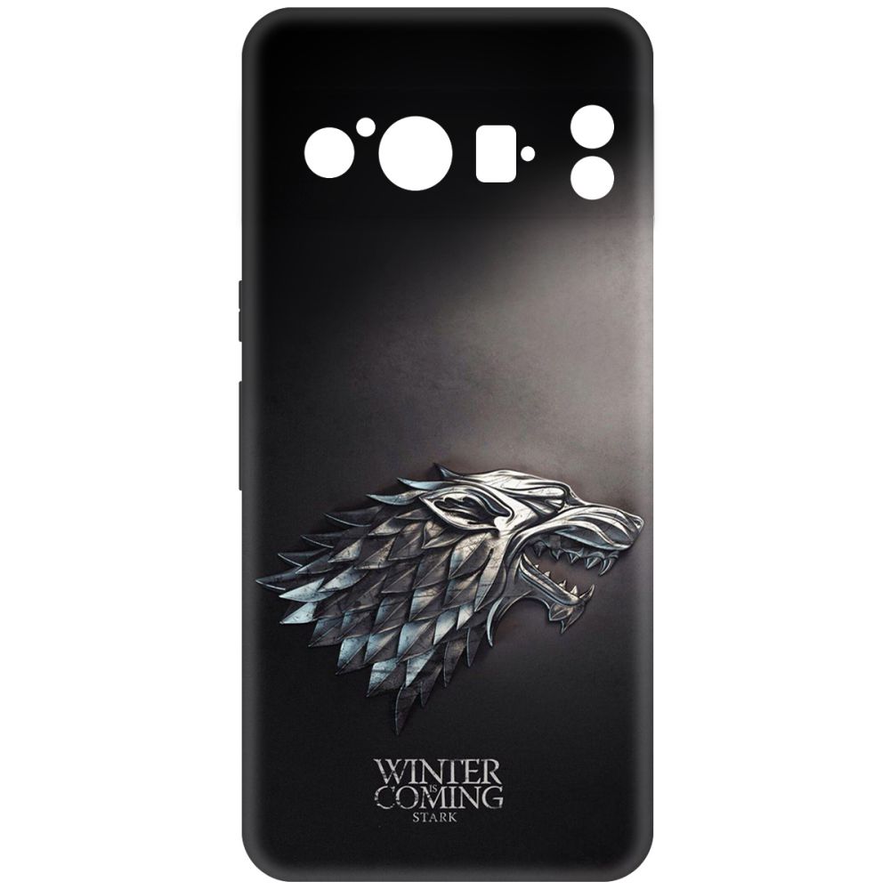 

Чехол-накладка Krutoff Soft Case Игра Престолов. Зима Близко для Google Pixel 8 Pro черный