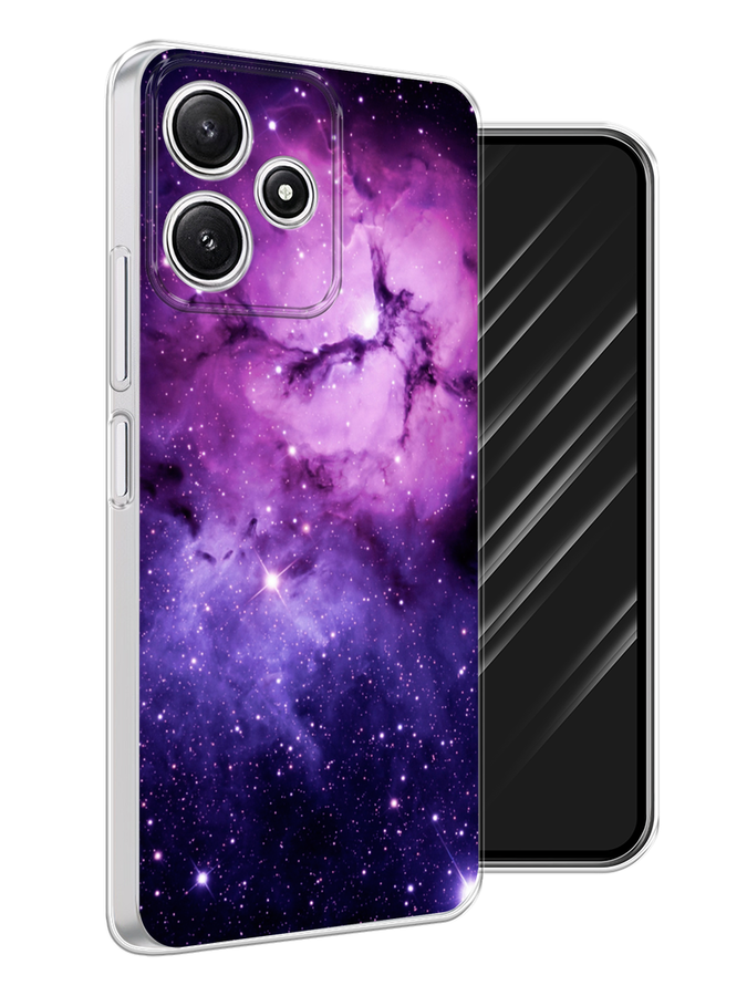 

Чехол Awog на Xiaomi Redmi 12 5G "Космос 18", Фиолетовый;черный;белый, 319650-1