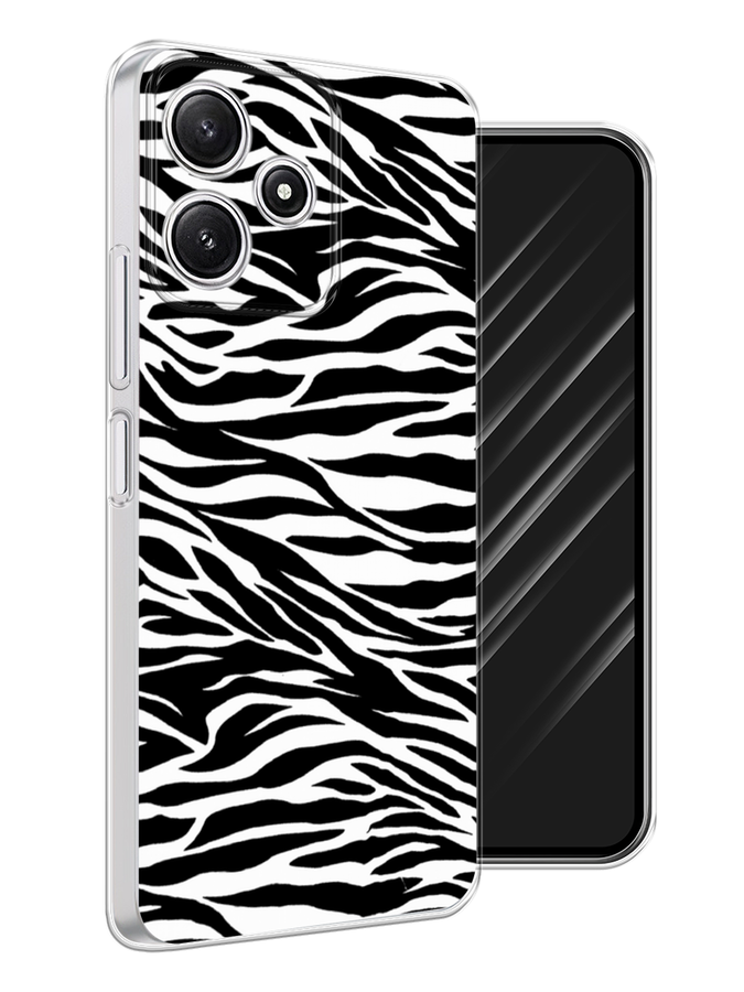 

Чехол Awog на Xiaomi Redmi 12 5G "Принт зебра", Белый;серый;черный, 319650-1
