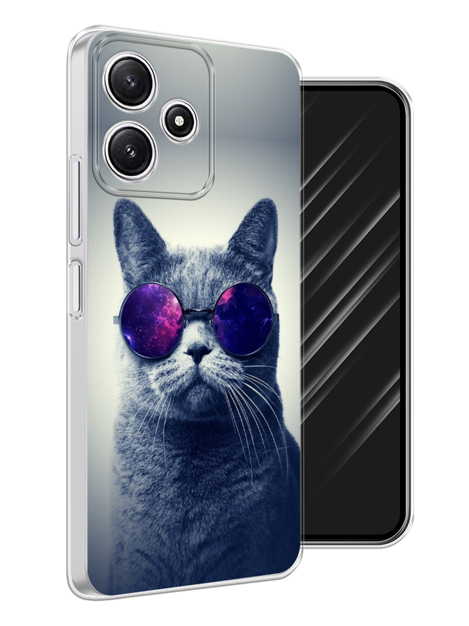 

Чехол Awog на Xiaomi Redmi 12 5G "Космический кот", Бордовый, 319650-1