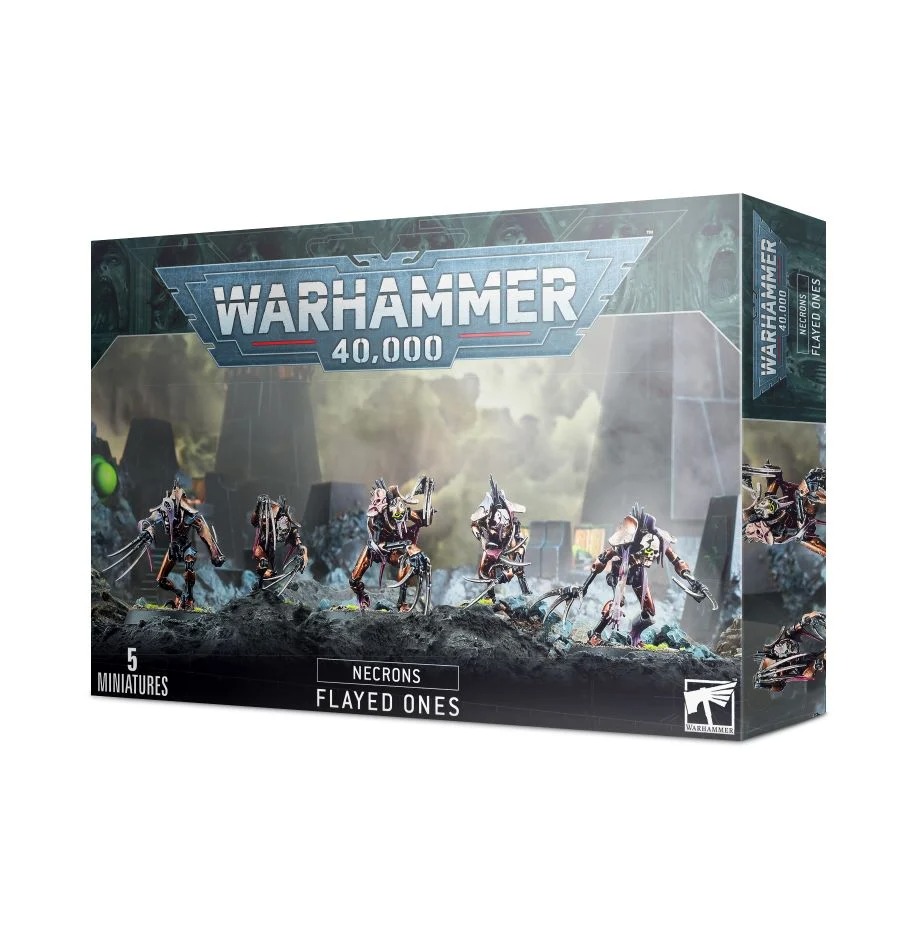 Миниатюры для игры Games Workshop Warhammer 40000: Necron Flayed Ones 49-42 тени вокруг трона историчекские миниатюры