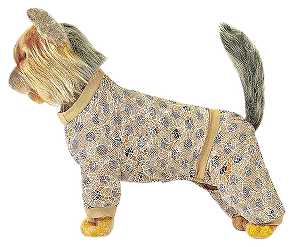

Костюм для собак Happy Puppy Сафари, унисекс, коричневый, , длина спины 37 см