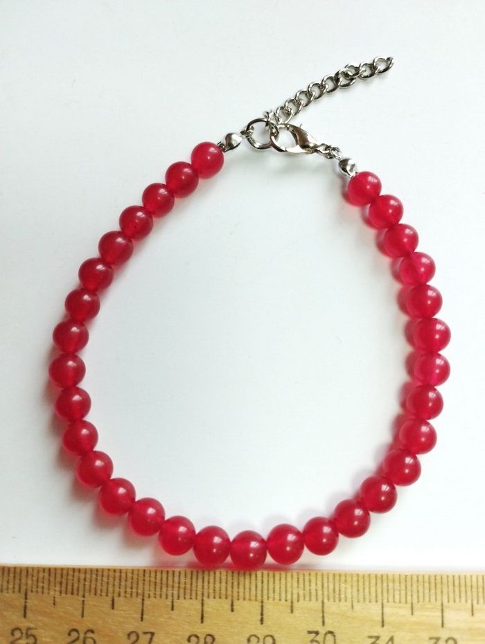 

Браслет из стали р. 19 Красота камня Халцедон, халцедон, Халцедон