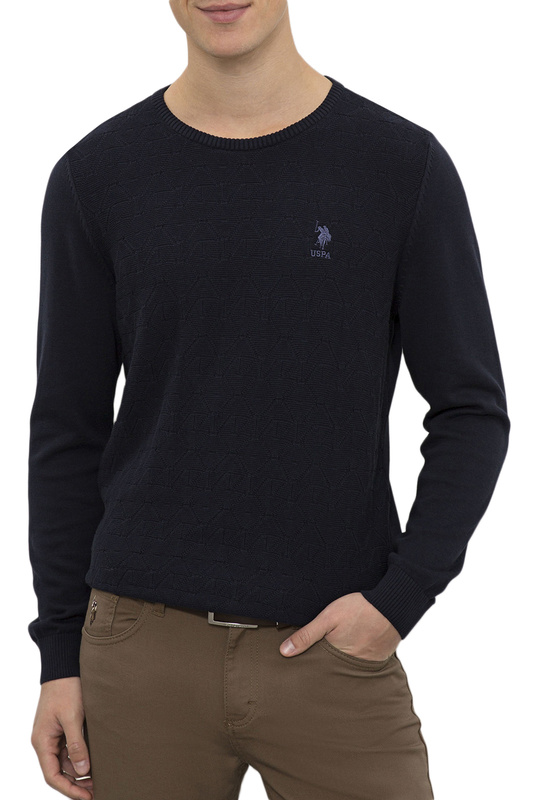 

Джемпер мужской G081SZ0TK0EYEN U.S. POLO Assn. синий 50 RU, G081SZ0TK0EYEN