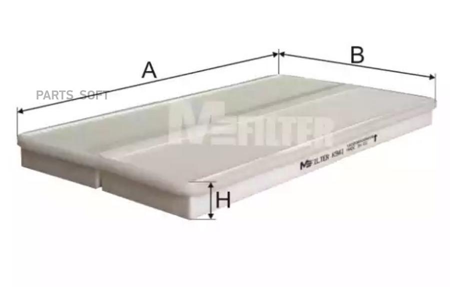 Фильтр Воздух Внутренном Пространстве MFILTER K941 100054747649