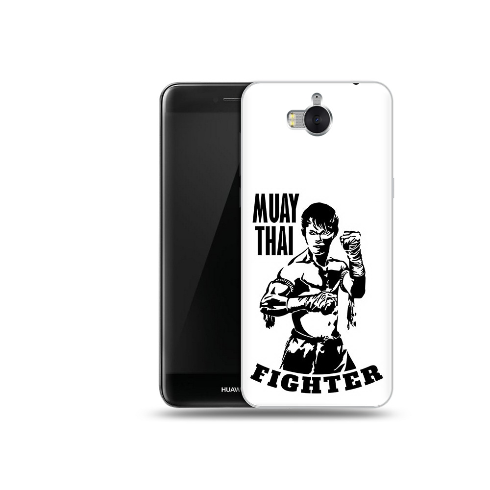 

Чехол MyPads Tocco для Huawei Y5 Единоборства муайтай (PT91582.58.76), Прозрачный, Tocco