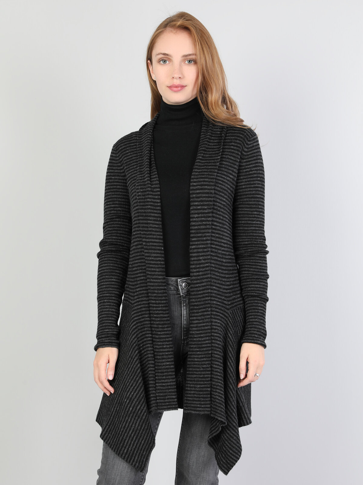 

Кардиган женский Colin's CL1044880 черный S, CL1044880
