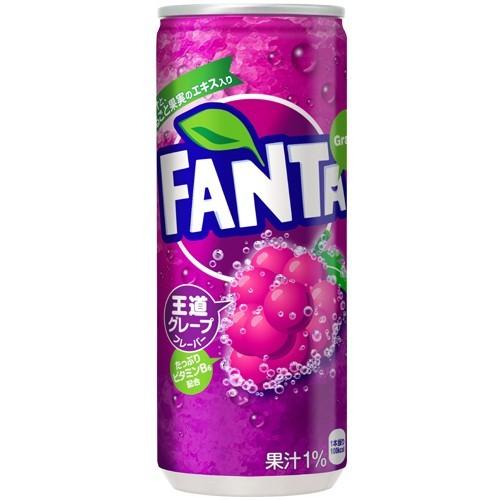 Напиток Hokkaido Coca-Cola Fanta Grape газированный, 250 мл