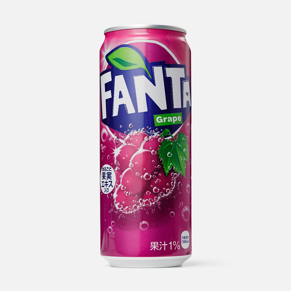 Напиток Hokkaido Coca-Cola Fanta Grape газированный, 250 мл