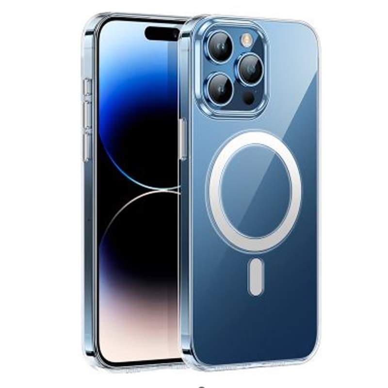 Чехол для iPhone 15 Pro Max, PC+TPU, Магнитный (MagSafe), AS4, HOCO 600014847500 прозрачный