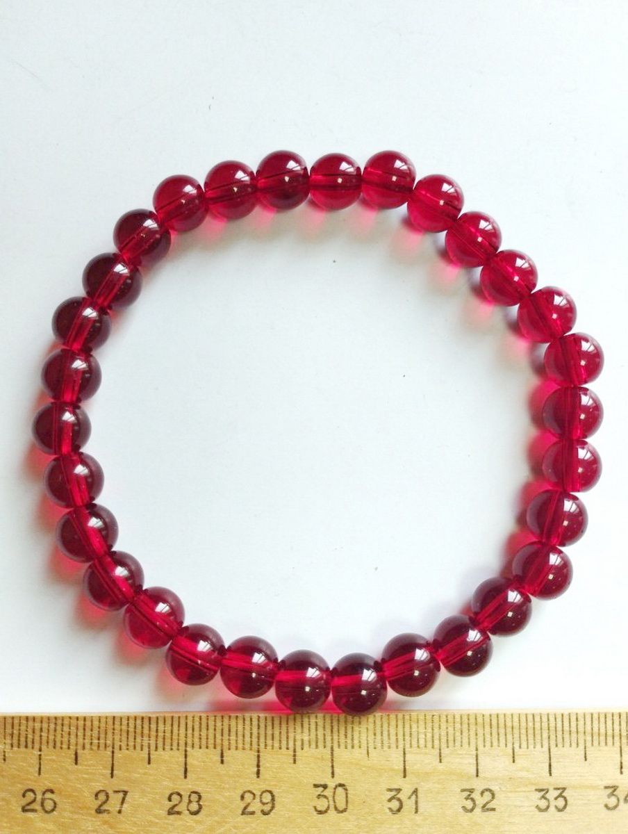 

Браслет из резины р. 16 Красота камня Красный кварц, кварц, Красный кварц