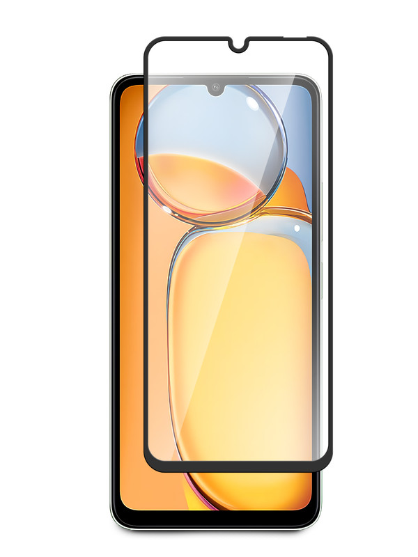 

Защитное стекло Brozo на Xiaomi Redmi 13C на весь экран, Xiaomi Redmi 13C