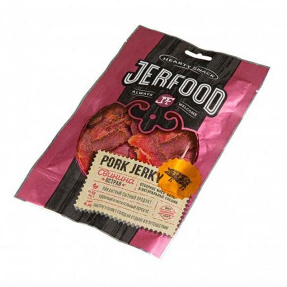 

Свинина Jerfood Джерки Бахрушин острая 30 г