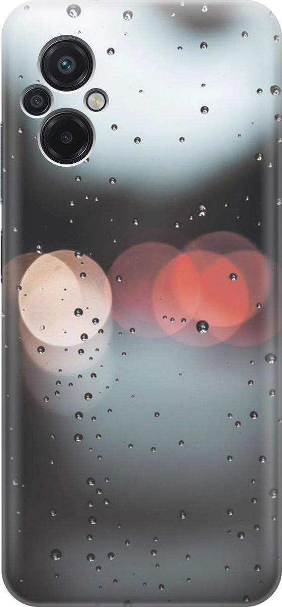 

Силиконовый чехол на Xiaomi Poco M5 "Фонари", Бежевый;белый, 15143