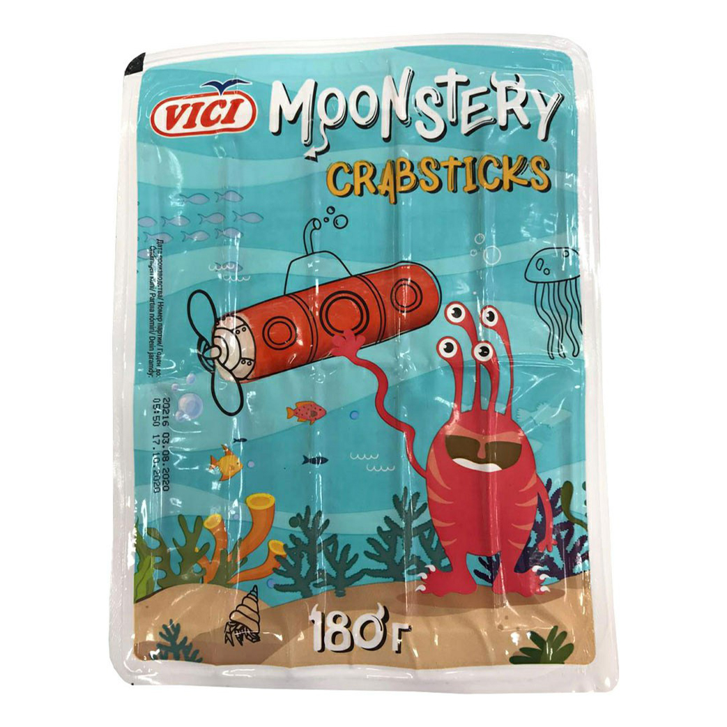 Крабовые палочки Vici Moonstery Crabsticks Снежный краб охлажденные 180 г Россия