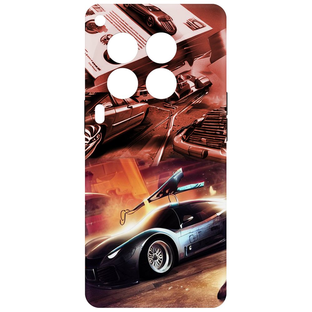

Чехол-накладка Krutoff Soft Case Автодинамика для TECNO Camon 30 Premier 5G черный