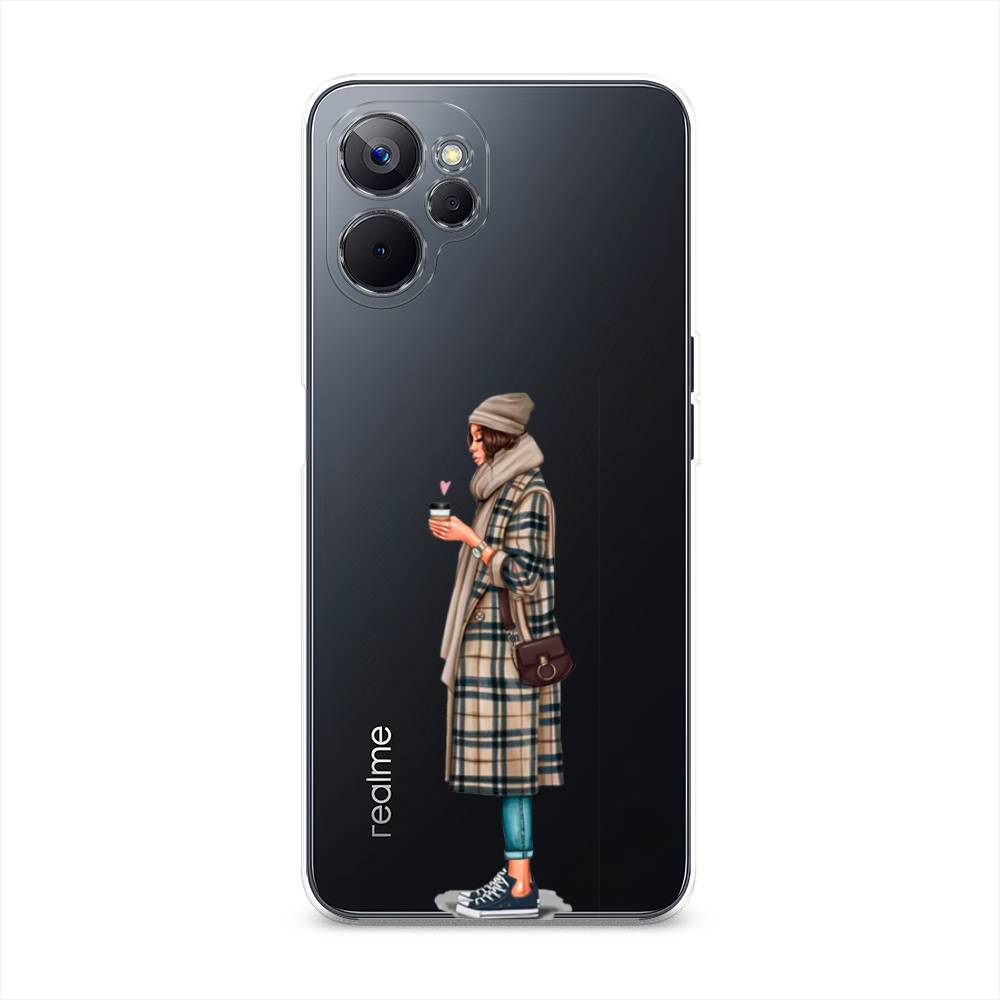 

Чехол на Realme 9i 5G "Утренний кофе", Коричневый;бежевый, 2514050-6