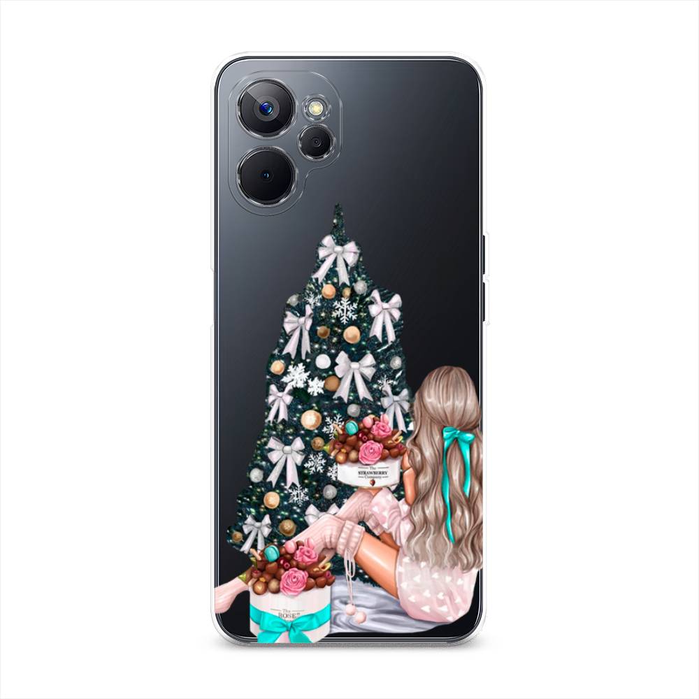 

Чехол на Realme 9i 5G "New Year", Зеленый;бежевый;голубой, 2514050-5