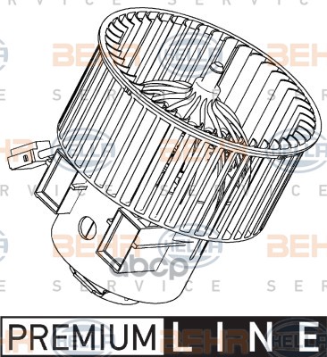 

hella Моторчик отопителя салона hella 8ew351040271