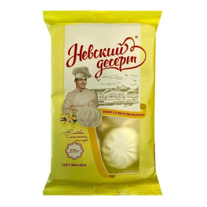 

Зефир Невский десерт со вкусом ванили 275 г