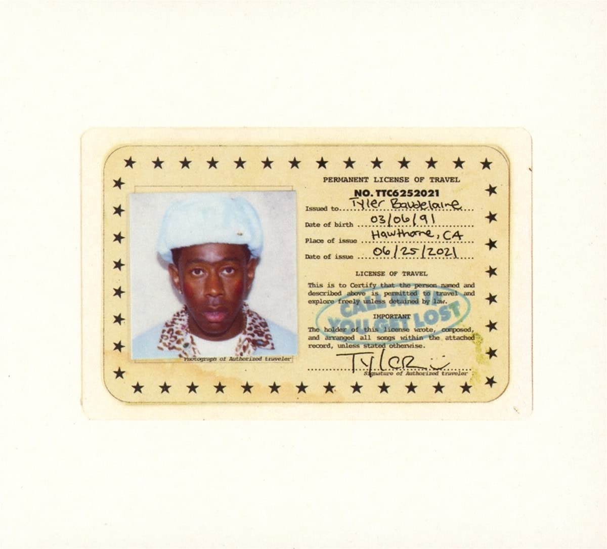 фото Tyler the creator call me if you get lost (cd) мистерия звука