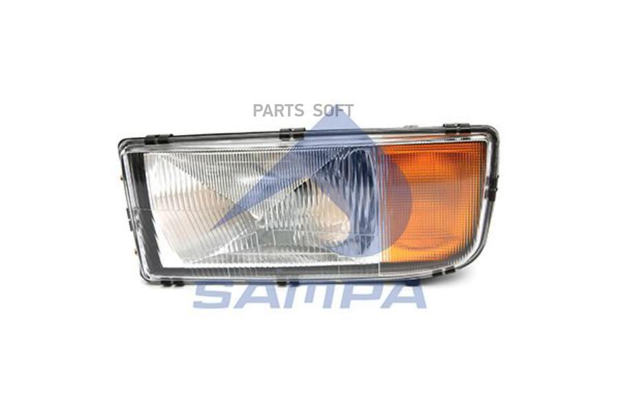 

SAMPA Фара MERCEDES Actros 96-04 с желтым у/п левая SAMPA