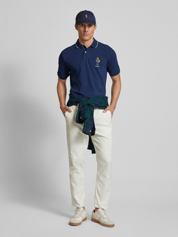 

Футболка мужская Polo Ralph Lauren 710867574 синяя M, Синий, 710867574