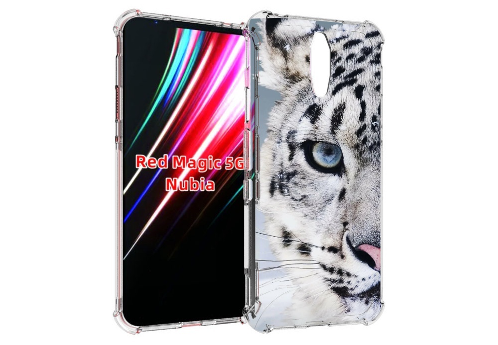

Чехол MyPads Снежный-барс для ZTE Nubia Red Magic 1 5G, Прозрачный, Tocco