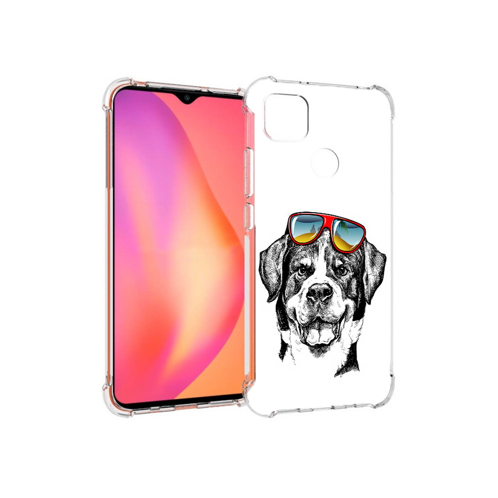 

Чехол MyPads Tocco для Xiaomi Redmi 9C счастливая собака (PT152115.265.631), Прозрачный, Tocco