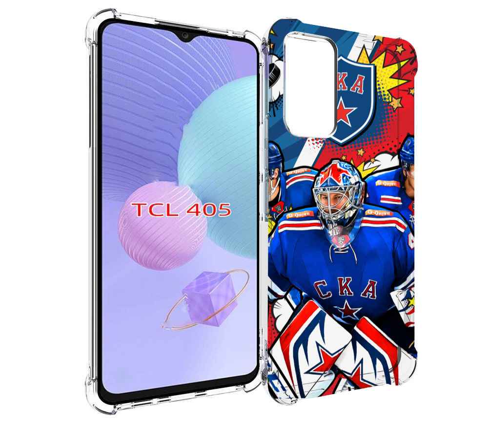 

Чехол MyPads хк ска спб мужской для TCL 405, Tocco