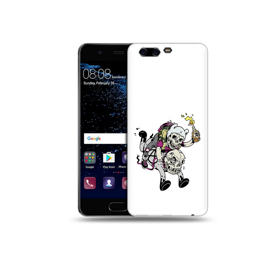 

Чехол MyPads Tocco для Huawei P10 время приключений скелеты (PT60870.50.277), Прозрачный, Tocco