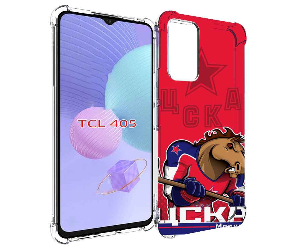 

Чехол MyPads хк цска мужской для TCL 405, Tocco