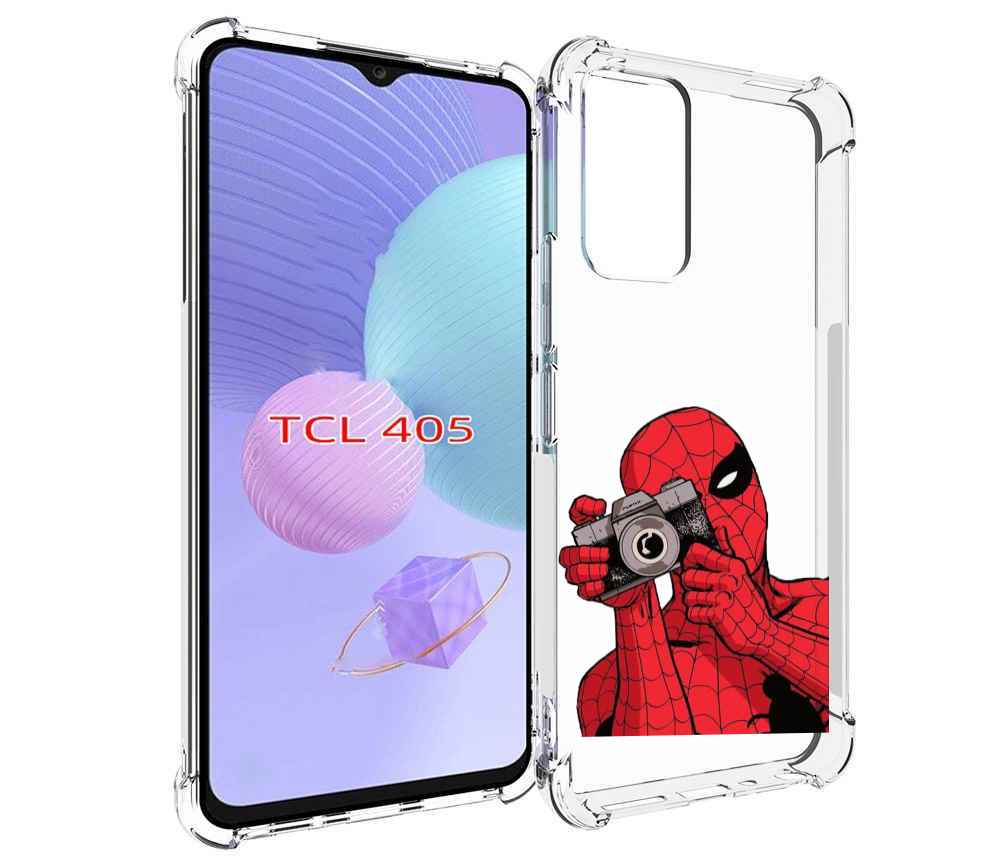 

Чехол MyPads человек паук фотограф детский для TCL 405, Tocco