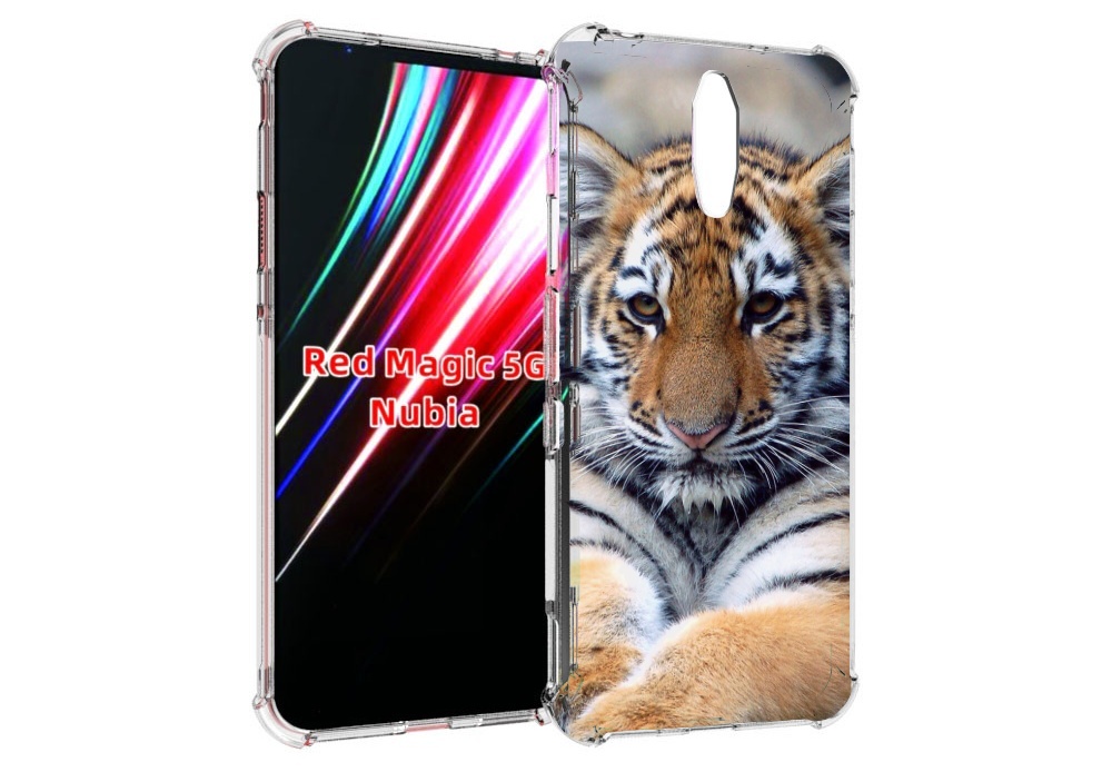 

Чехол MyPads Тигренок для ZTE Nubia Red Magic 1 5G, Прозрачный, Tocco